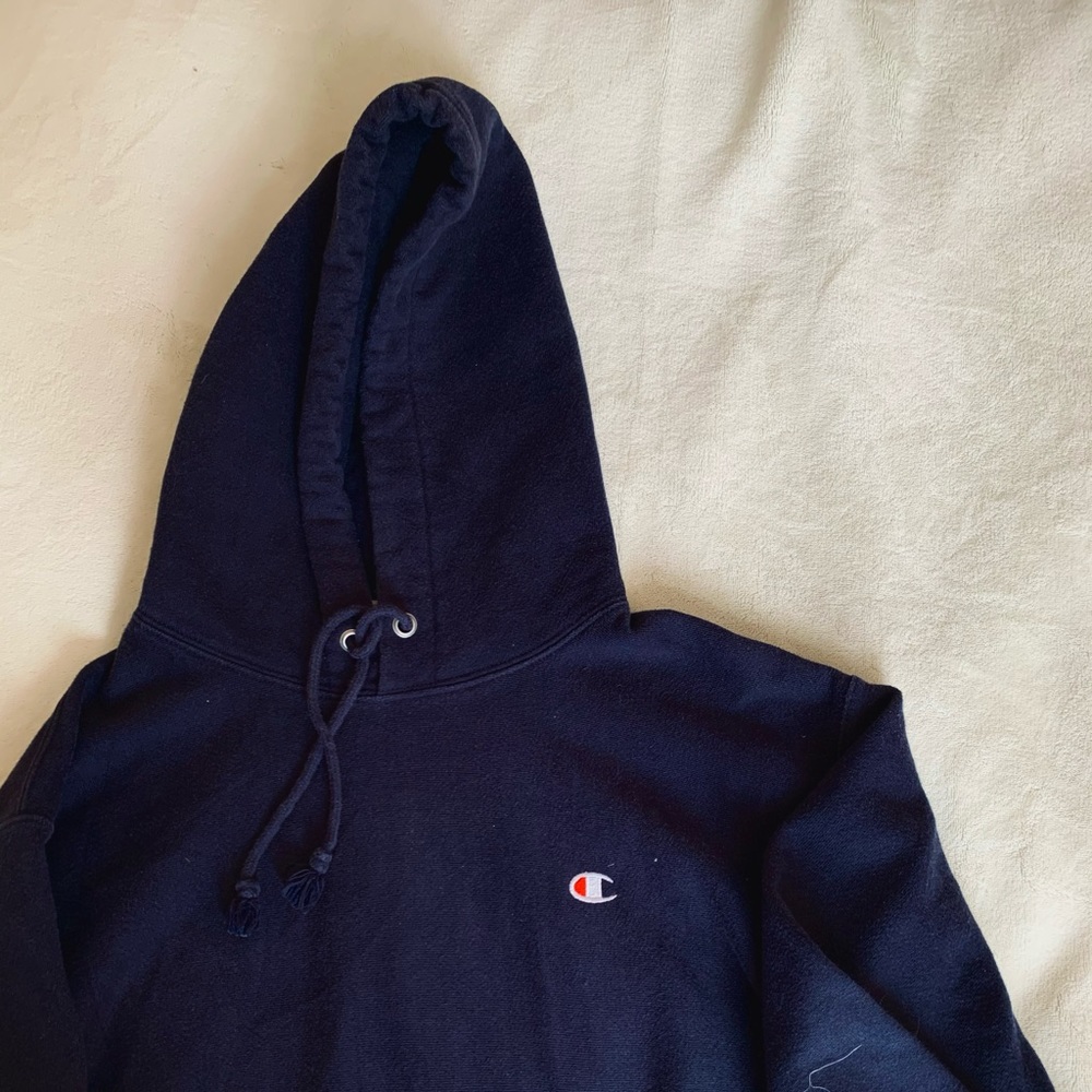 Champion hoody in navy blue